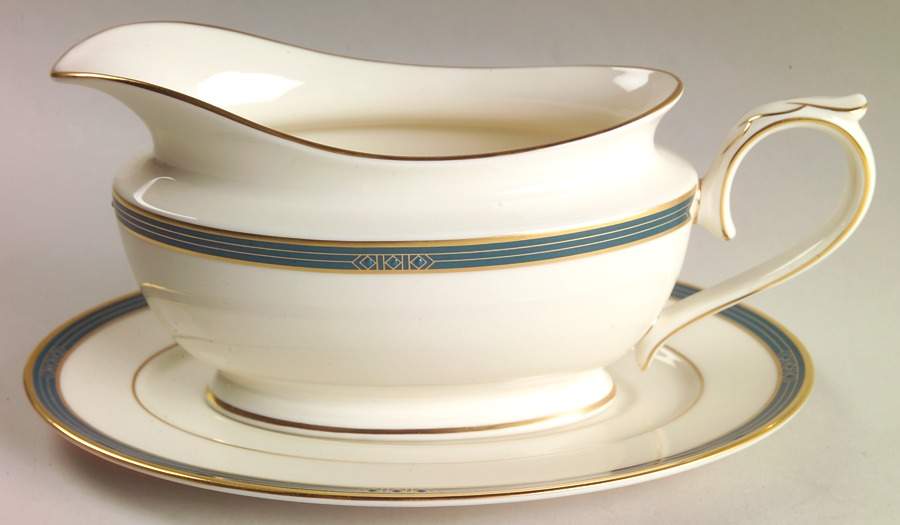 Chatham Gate Gravy Boat & Underplate by Lenox-1