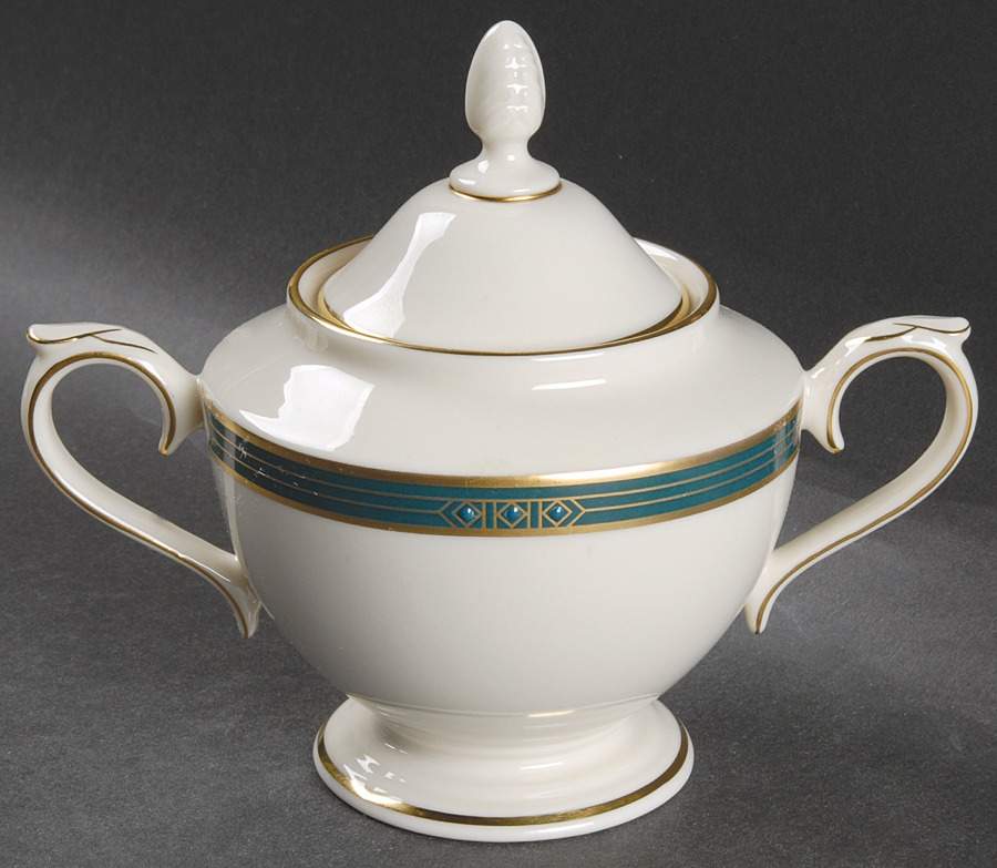 Chatham Gate Sugar Bowl & Lid by Lenox-1