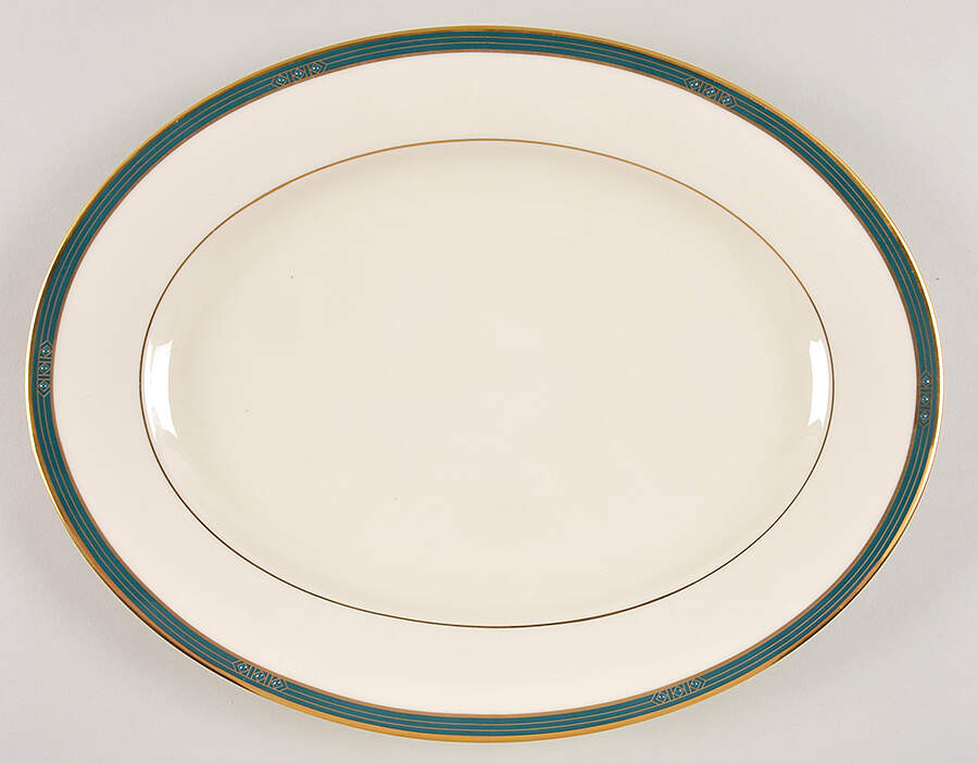 Chatham Gate 13" Oval Serving Platter by Lenox-1