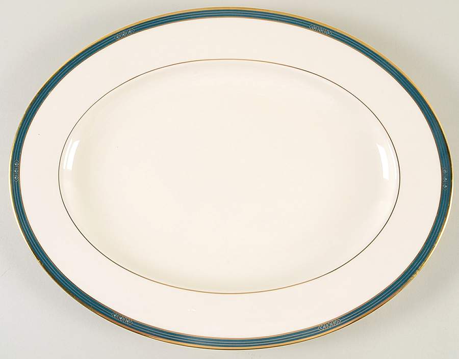 Chatham Gate 15" Oval Serving Platter by Lenox-1