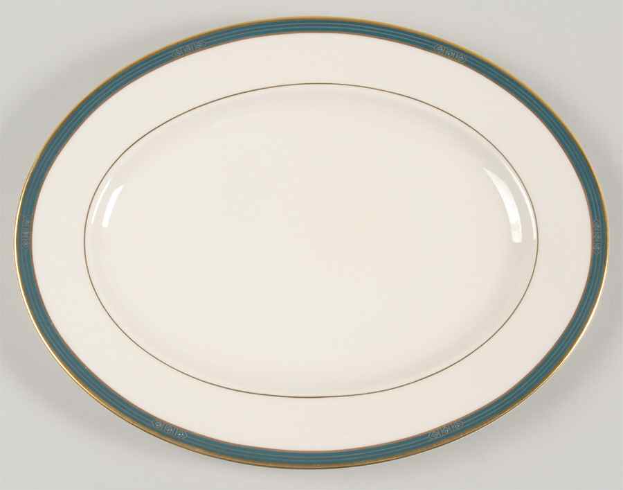Chatham Gate 13" Oval Serving Platter by Lenox-1