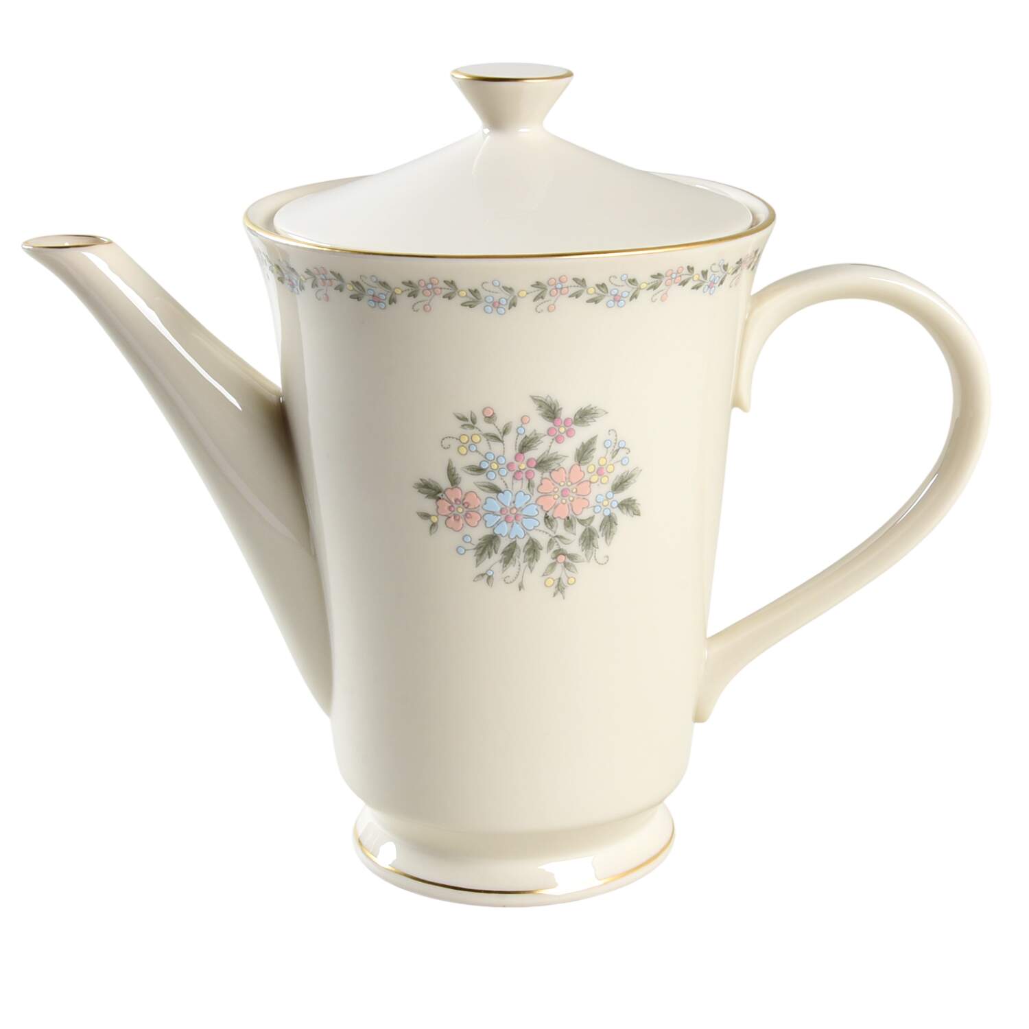 Christie Tea/Coffee Pot & Lid by Lenox-1