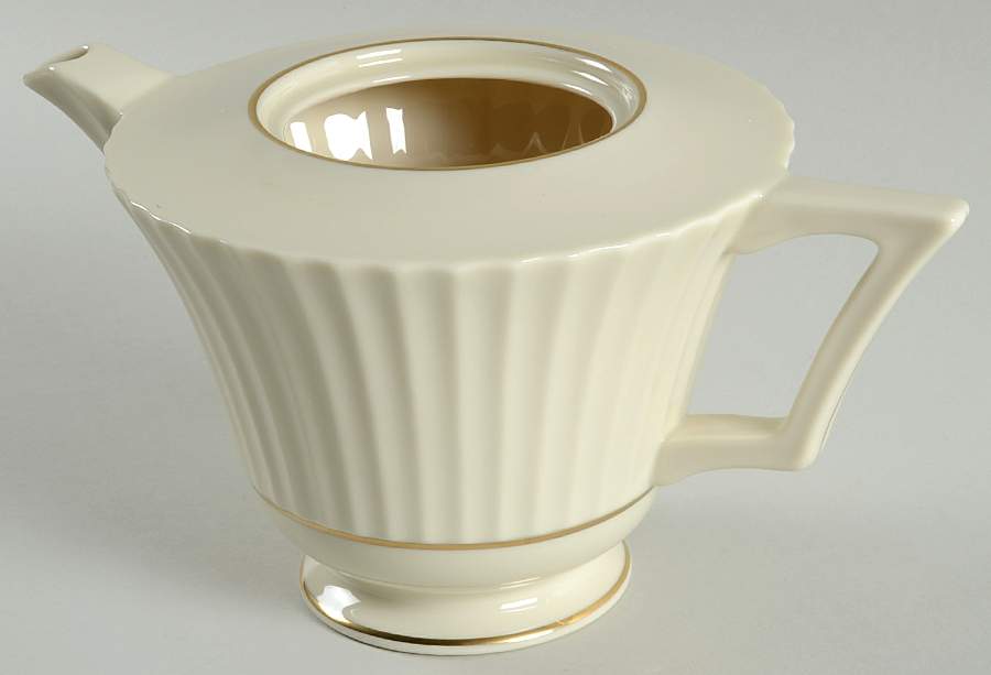 Citation Gold Teapot No Lid by Lenox-1