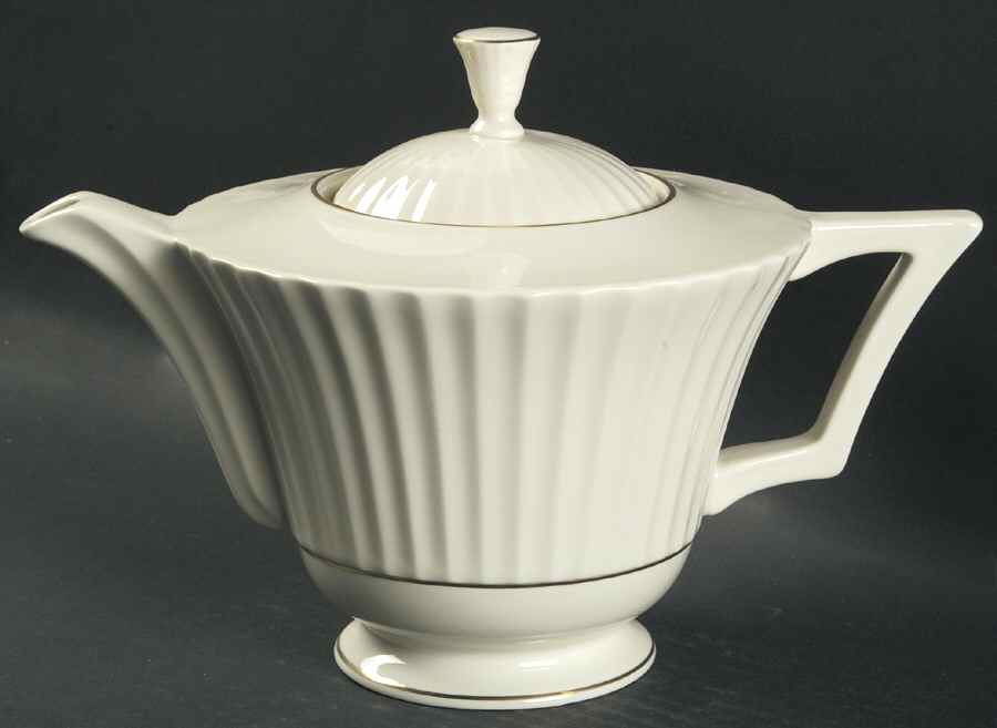 Citation Gold Teapot & Lid by Lenox-1