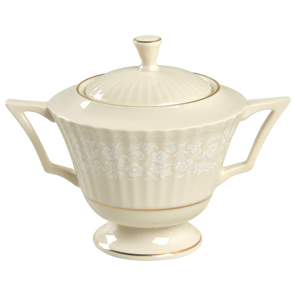Citation Lace Sugar Bowl & Lid by Lenox-1