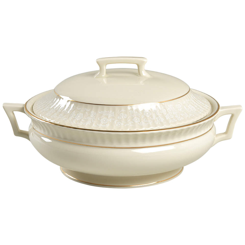 Citation Lace Round Covered Vegetable by Lenox-1