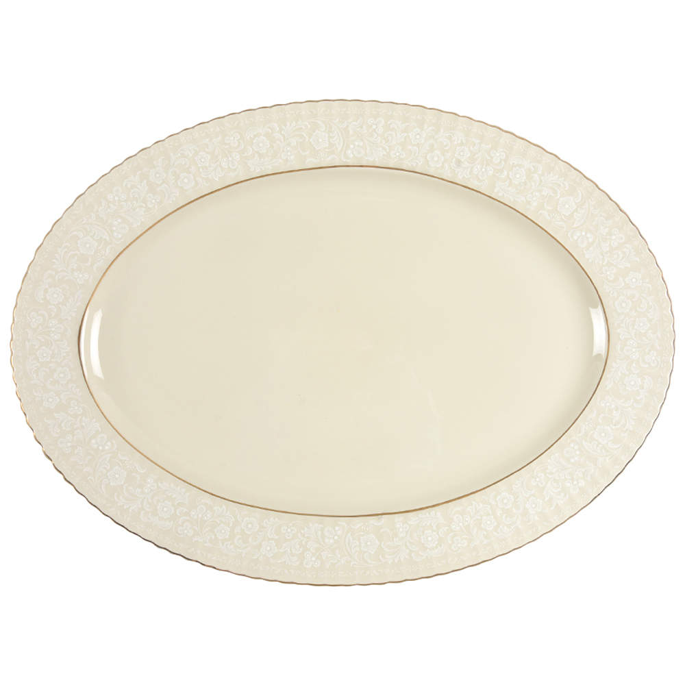 Citation Lace 16" Oval Serving Platter by Lenox-1