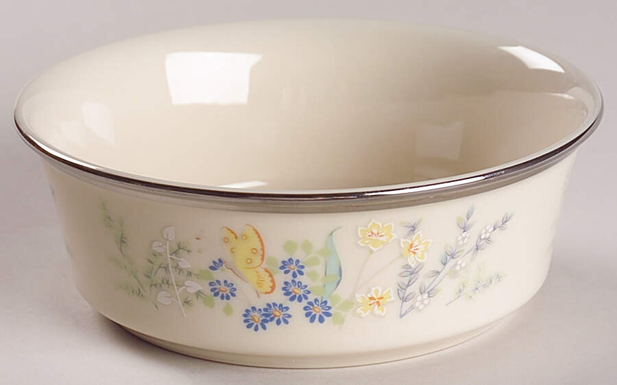 Cinderella (Newer, Platinum Trim) Coupe Cereal Bowl by Lenox-1