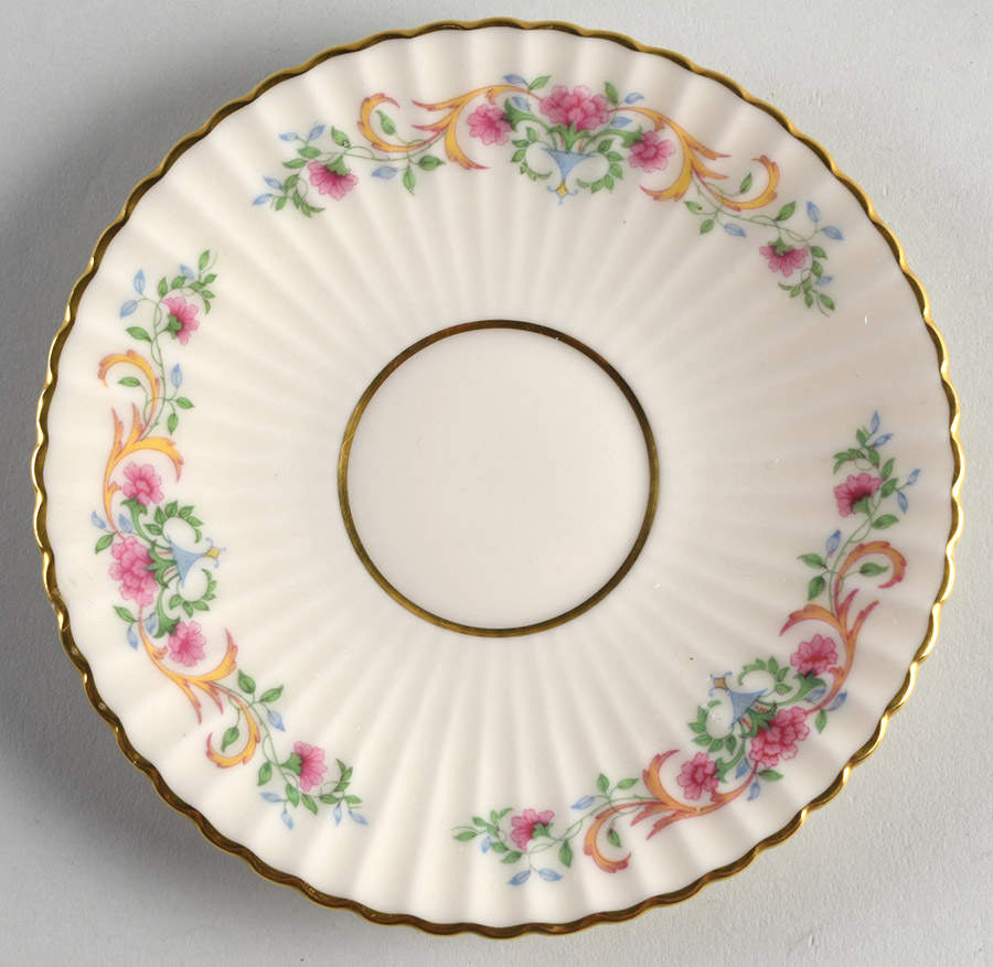 Cinderella (Old, Gold Trim) Saucer for Footed Cup by Lenox-1
