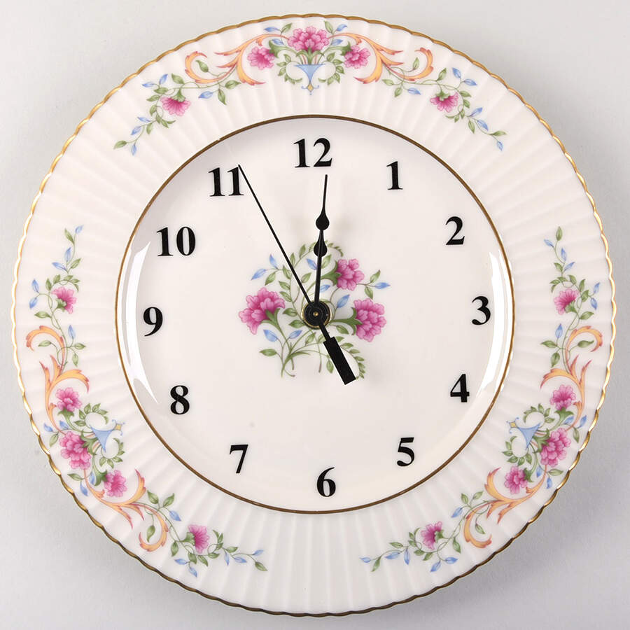 Cinderella (Old, Gold Trim) 1-2" depth  Clock Plate HC by Lenox-1