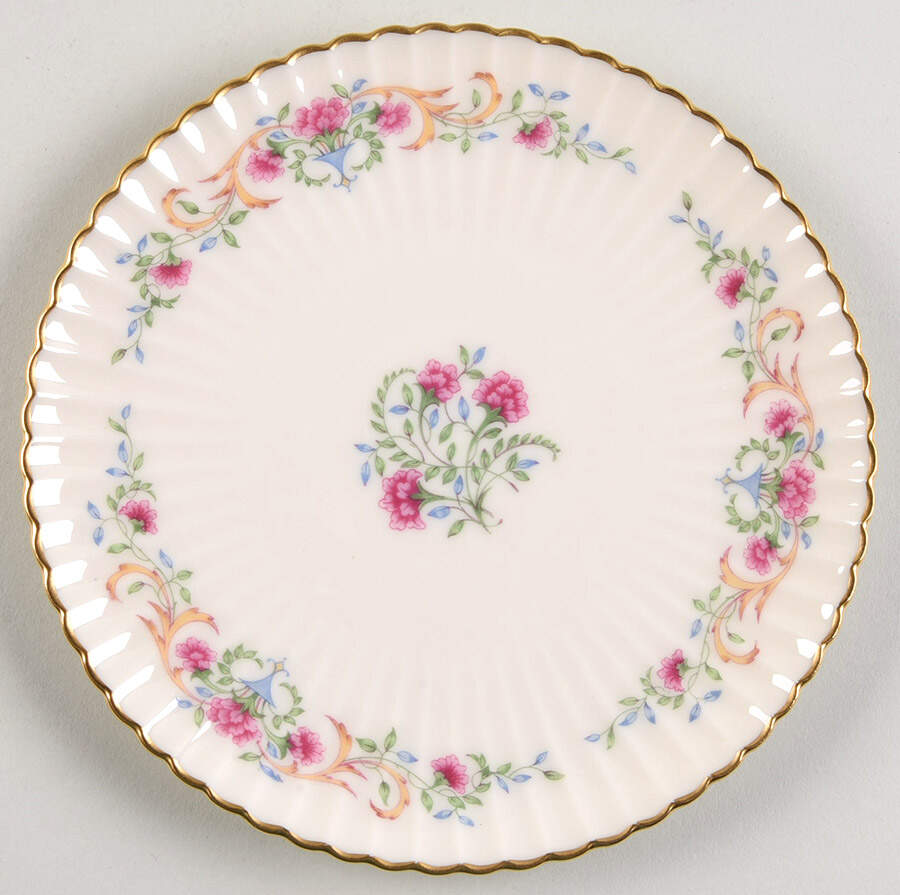 Cinderella (Old, Gold Trim) Saucer for Footed Cream Soup Bowl by Lenox-1