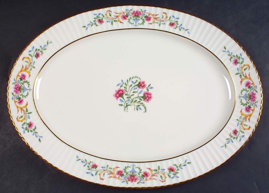 Cinderella (Old, Gold Trim) 17" Oval Serving Platter by Lenox-1