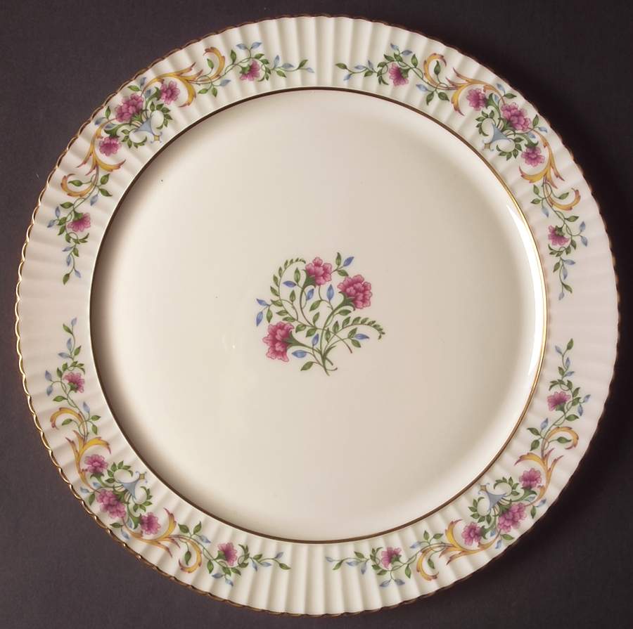 Cinderella (Old, Gold Trim) 12" Chop Plate (Round Platter) by Lenox-1