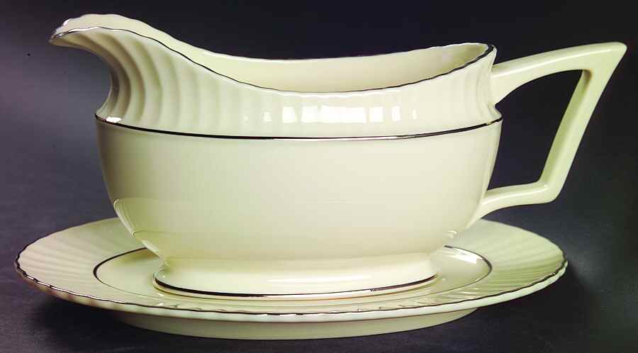 Citation Platinum Gravy Boat & Underplate by Lenox-1