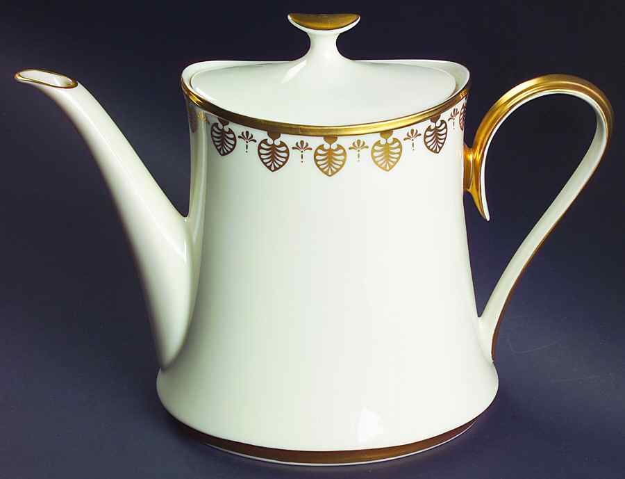 Clarion Tea/Coffee Pot & Lid by Lenox-1