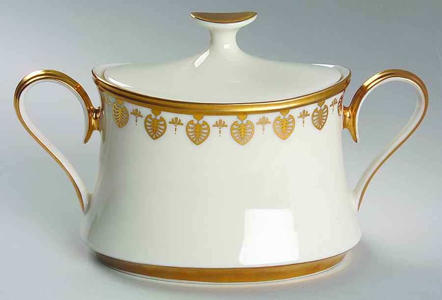 Clarion Sugar Bowl & Lid by Lenox-1