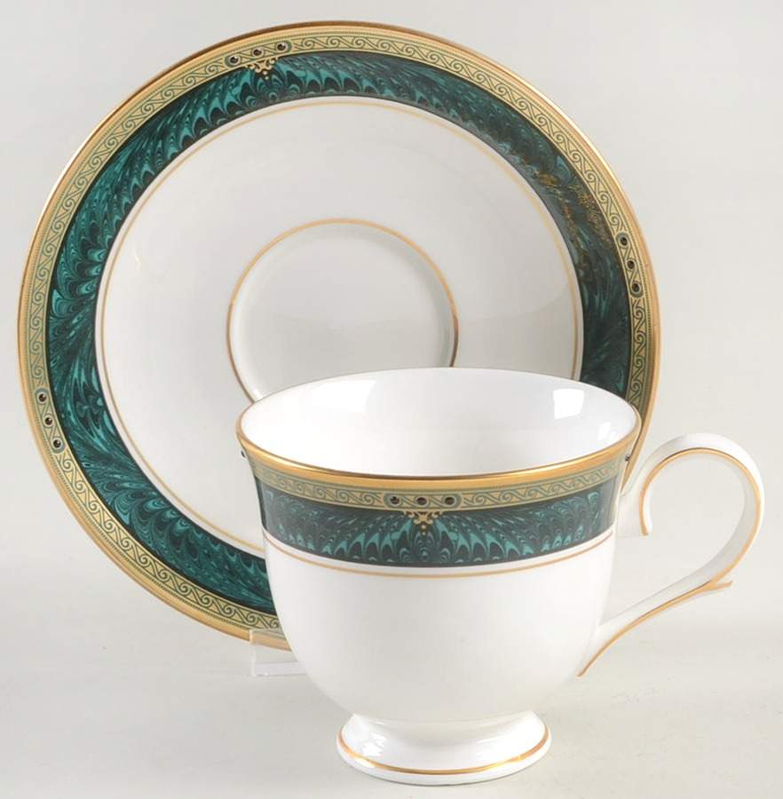 Classic Edition Footed Cup & Saucer Set by Lenox-1