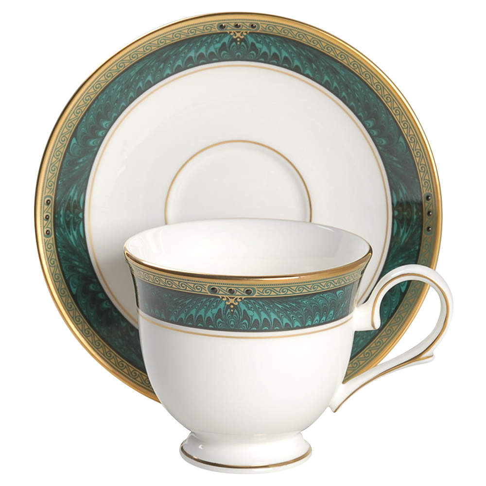 Classic Edition Footed Cup & Saucer Set by Lenox-1