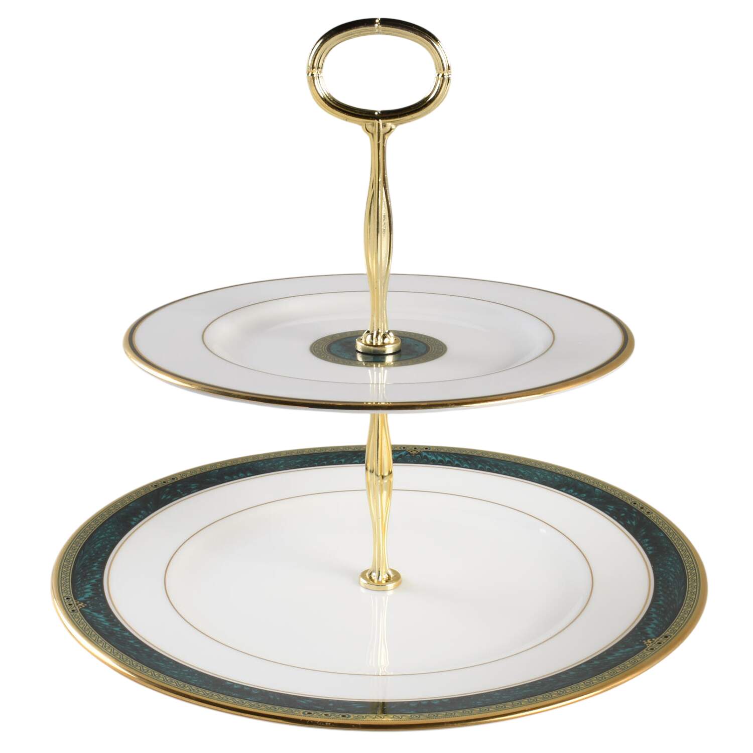 Classic Edition 6 5/8"-10"  2 Tiered Serving Tray (Dp, Sp) HC by Lenox-1