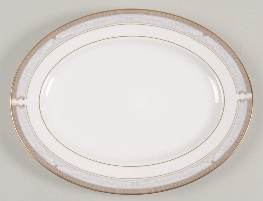 Classic Elegance 13" Oval Serving Platter by Lenox-1
