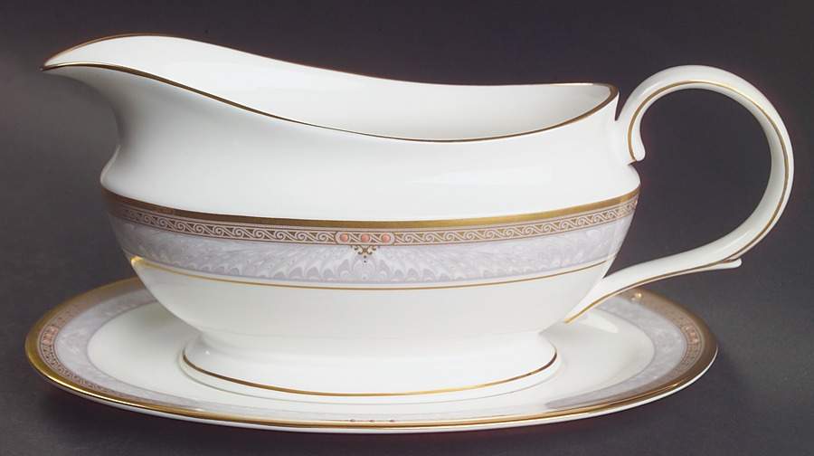 Classic Elegance Gravy Boat & Underplate by Lenox-1