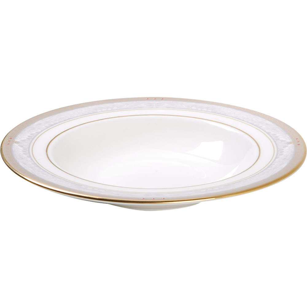 Classic Elegance Rim Soup Bowl by Lenox-1