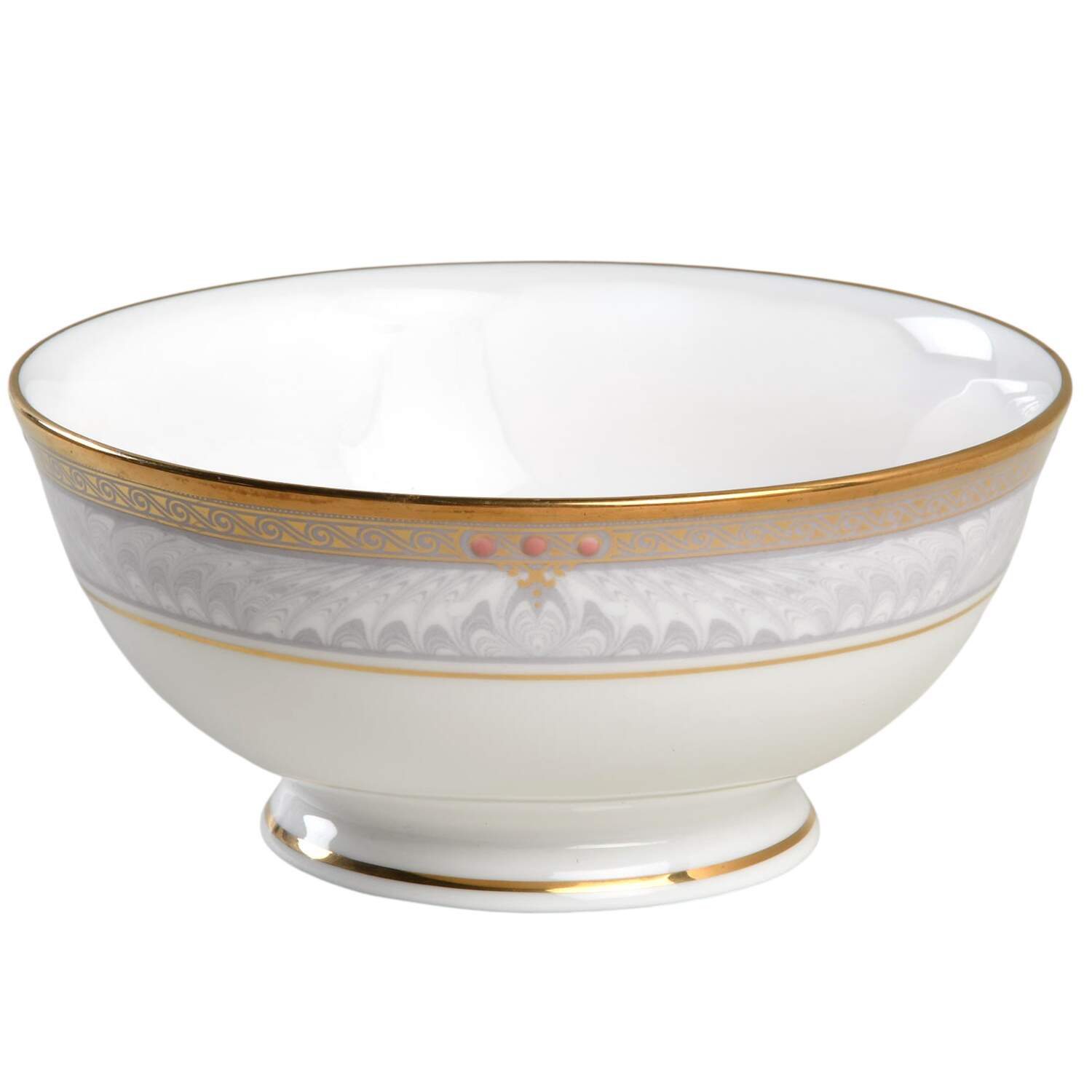 Classic Elegance Fruit/Dessert (Sauce) Bowl by Lenox-1