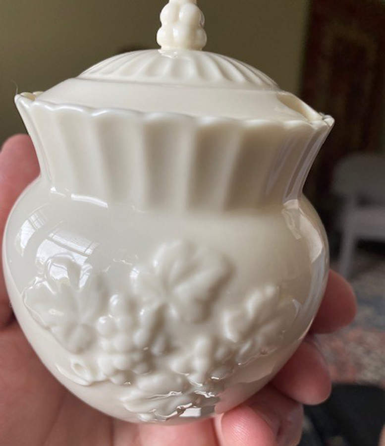 Classic White Jam/Jelly & Lid by Lenox-1