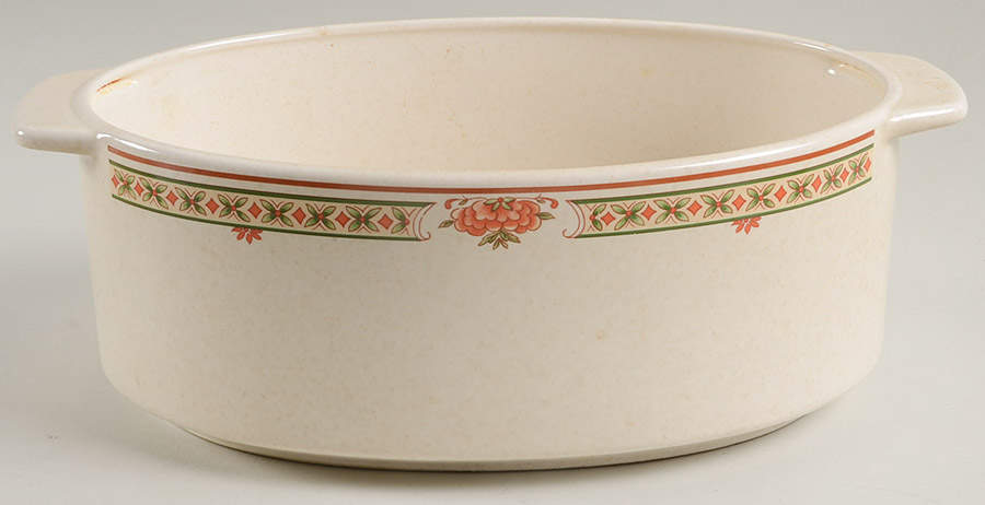Coral Blossoms 10" Oval Open Casserole by Lenox-1