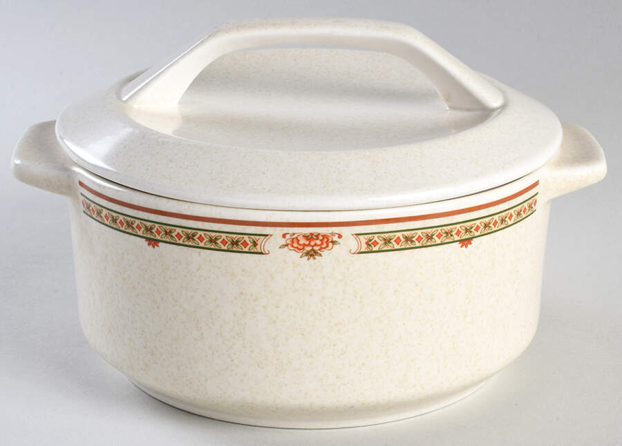 Coral Blossoms Individual Casserole & Lid by Lenox-1