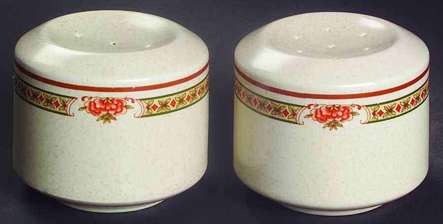 Coral Blossoms Salt & Pepper Set by Lenox-1