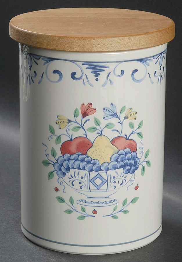Country Blue Large Canister & Lid by Lenox-1