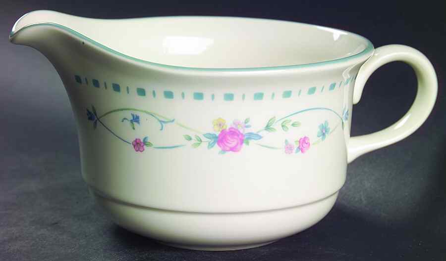Country Cottage Blossoms Open Sauce Boat by Lenox-1