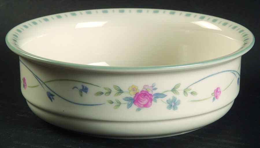 Country Cottage Blossoms Fruit/Dessert (Sauce) Bowl by Lenox-1