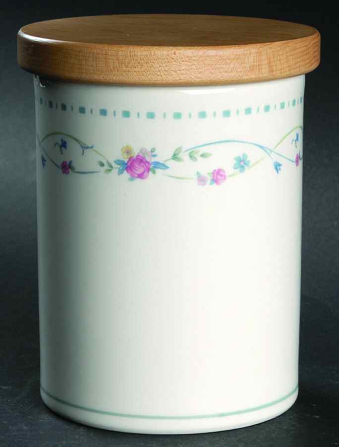 Country Cottage Blossoms Small Canister & Lid by Lenox-1