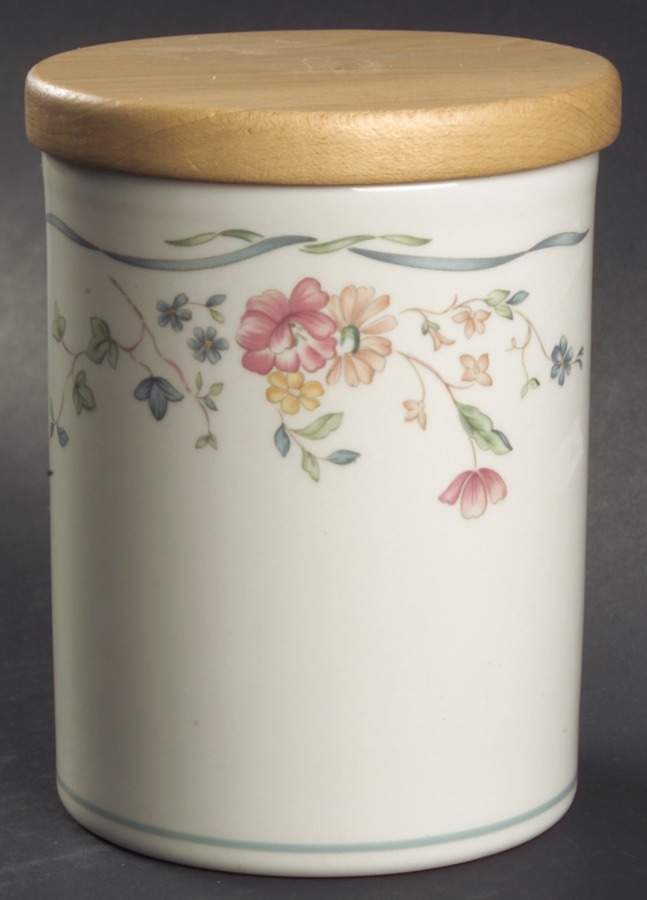 Country Cottage Courtyard Small Canister & Lid by Lenox-1