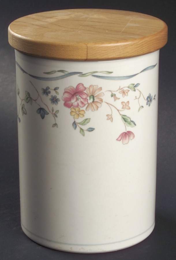 Country Cottage Courtyard Medium Canister & Lid by Lenox-1