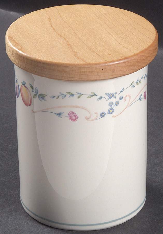 Country Cottage Orchard Small Canister & Lid by Lenox-1