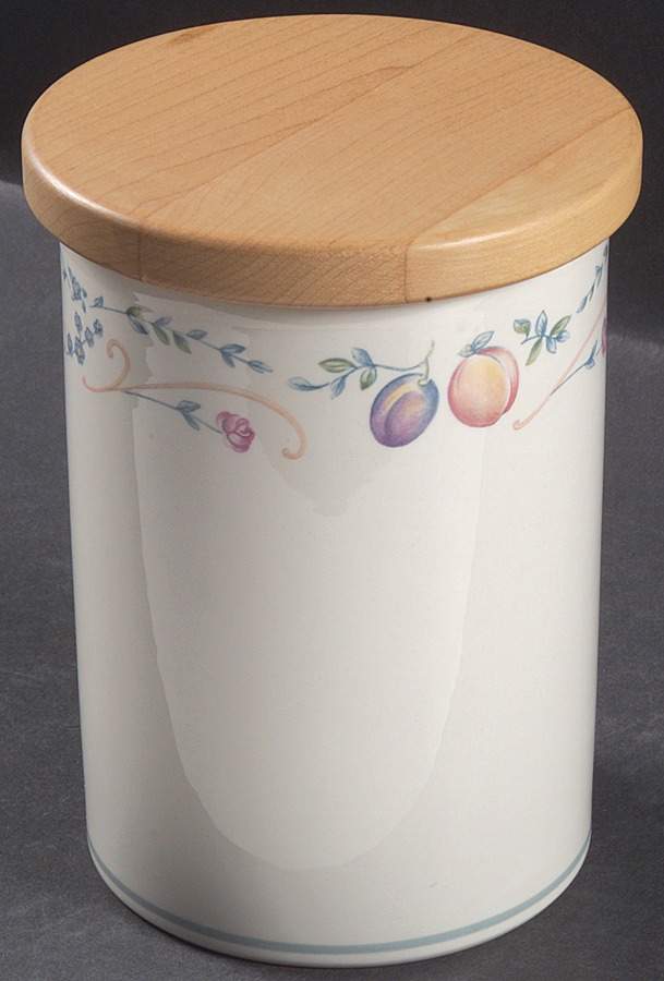 Country Cottage Orchard Medium Canister & Lid by Lenox-1