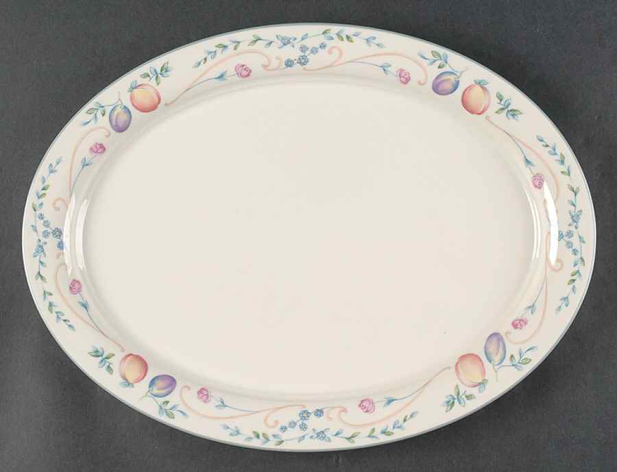 Country Cottage Orchard 14" Oval Serving Platter by Lenox-1