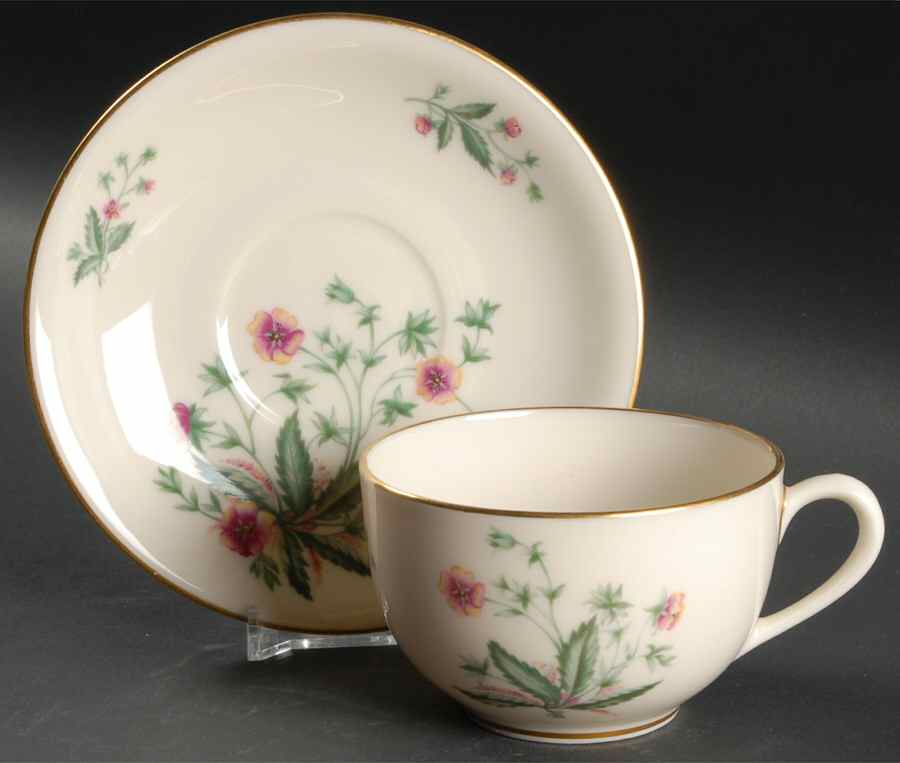 Country Garden Oversized Cup & Saucer Set by Lenox-1