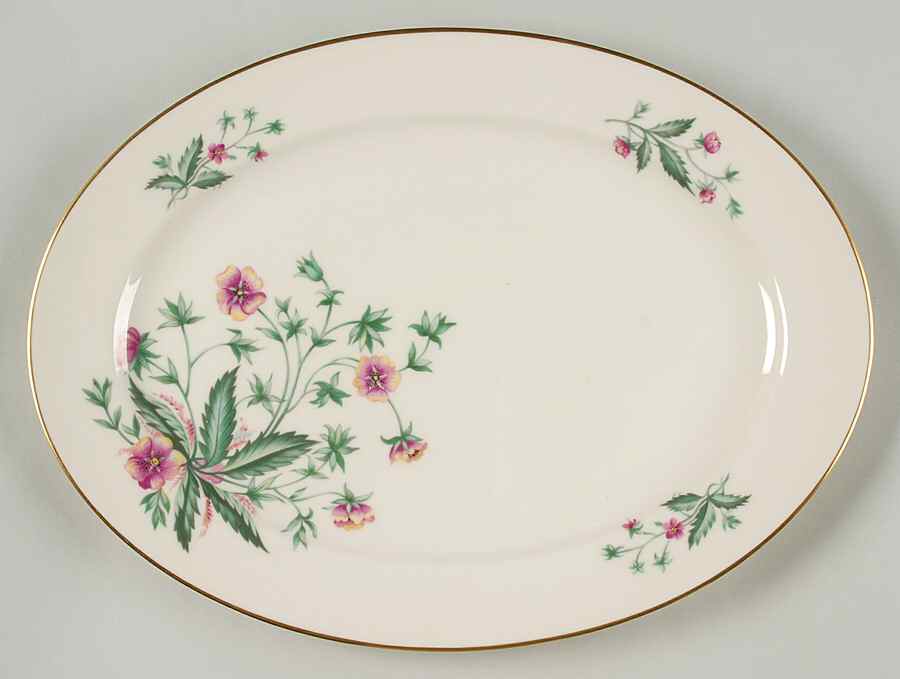 Country Garden 13" Oval Serving Platter by Lenox-1
