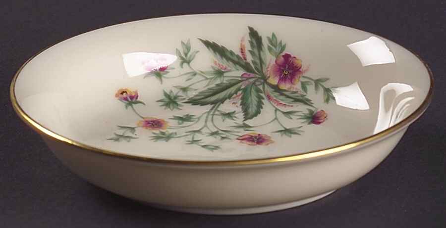 Country Garden Fruit/Dessert (Sauce) Bowl by Lenox-1