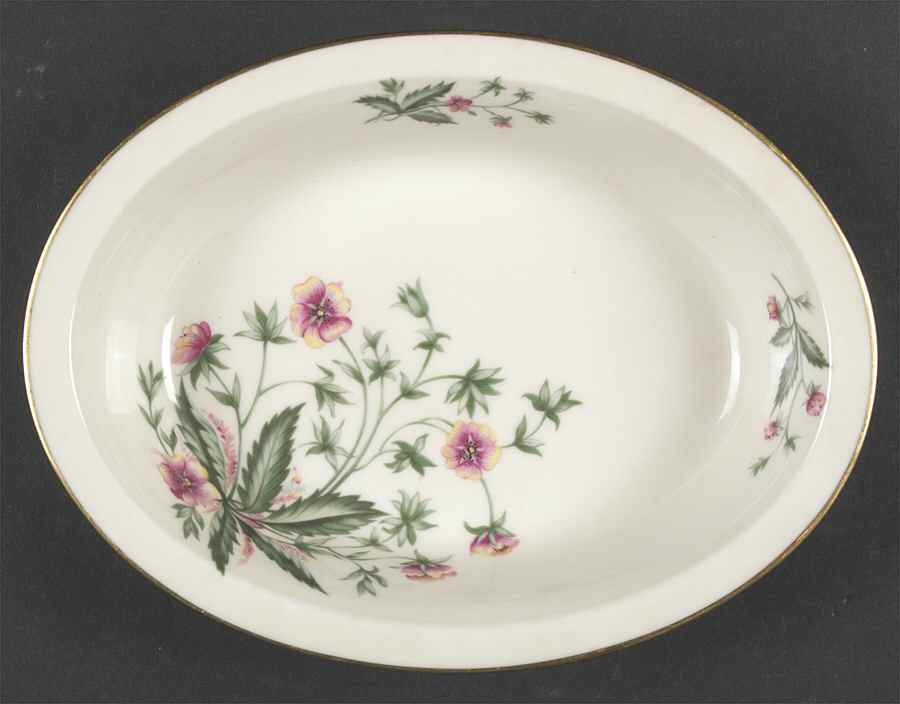 Country Garden 9" Oval Vegetable Bowl by Lenox-1