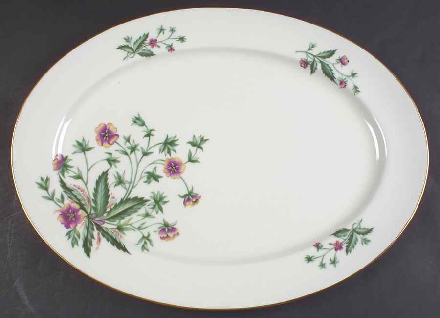 Country Garden 17" Oval Serving Platter by Lenox-1