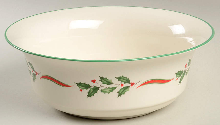 Country Holly 8" Round Vegetable by Lenox-1