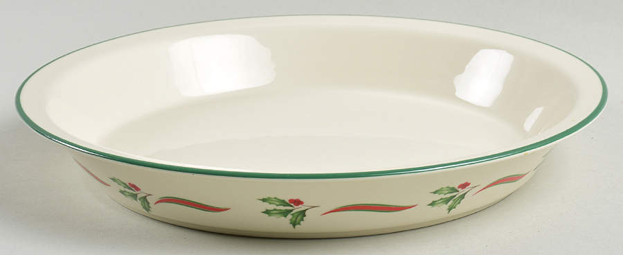 Country Holly Pie Serving Plate by Lenox-1