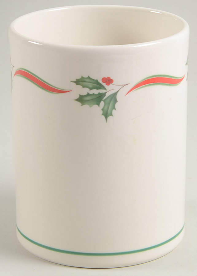 Country Holly Medium Canister No Lid by Lenox-1