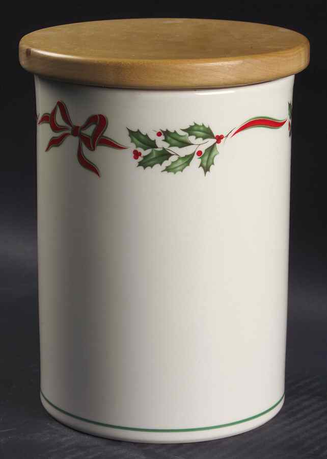 Country Holly Large Canister & Lid by Lenox-1