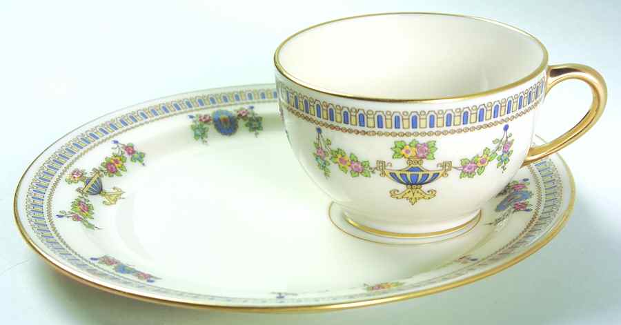 Colonial Snack Plate & Cup Set by Lenox-1